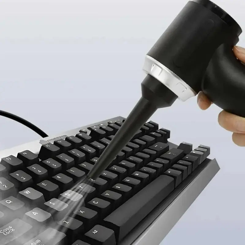 3 in 1 Mini Car Vacuum  Wireless, Rechargeable, Blower & Dust Cleaner for Car, Home & Keyboard