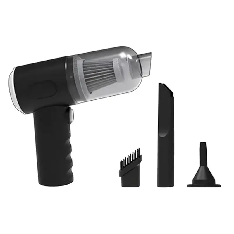 3 in 1 Mini Car Vacuum  Wireless, Rechargeable, Blower & Dust Cleaner for Car, Home & Keyboard