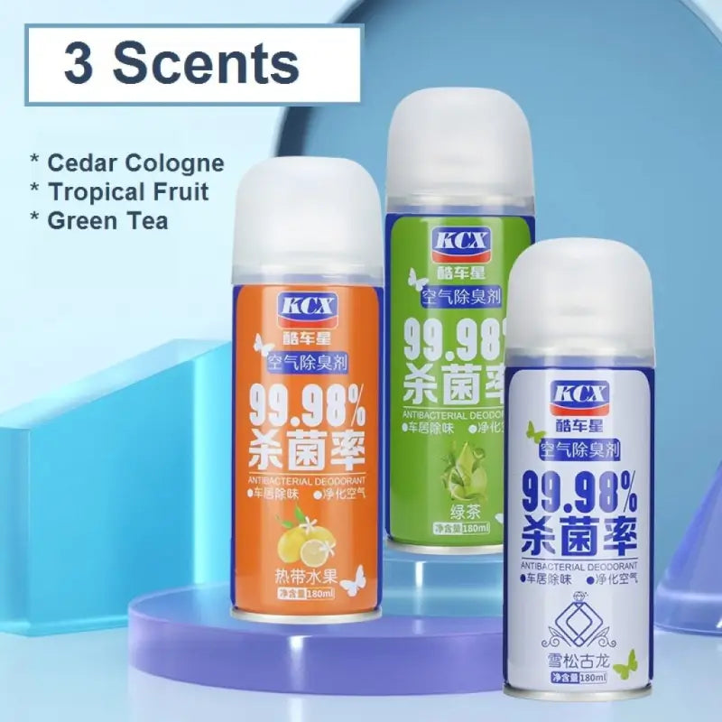 Car Antibacterial Air Freshener Spray – Interior Deodorizer