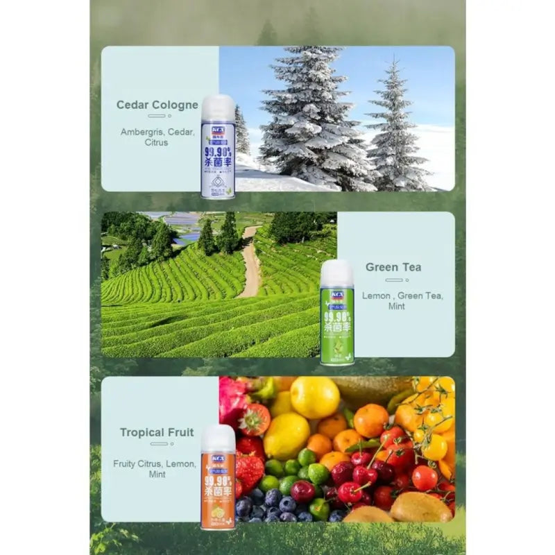 Car Antibacterial Air Freshener Spray – Interior Deodorizer