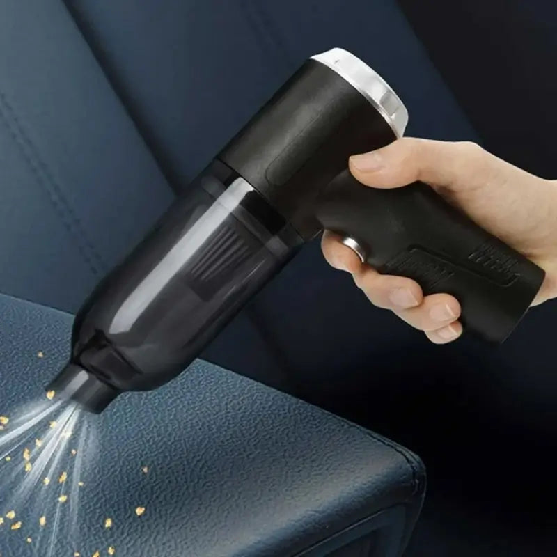 3 in 1 Mini Car Vacuum  Wireless, Rechargeable, Blower & Dust Cleaner for Car, Home & Keyboard